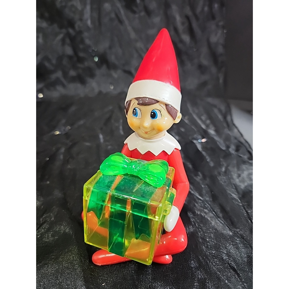 Elf On The Shelf Sitter Candy Box Hard Plastic 5.5 Inch Christmas Decor